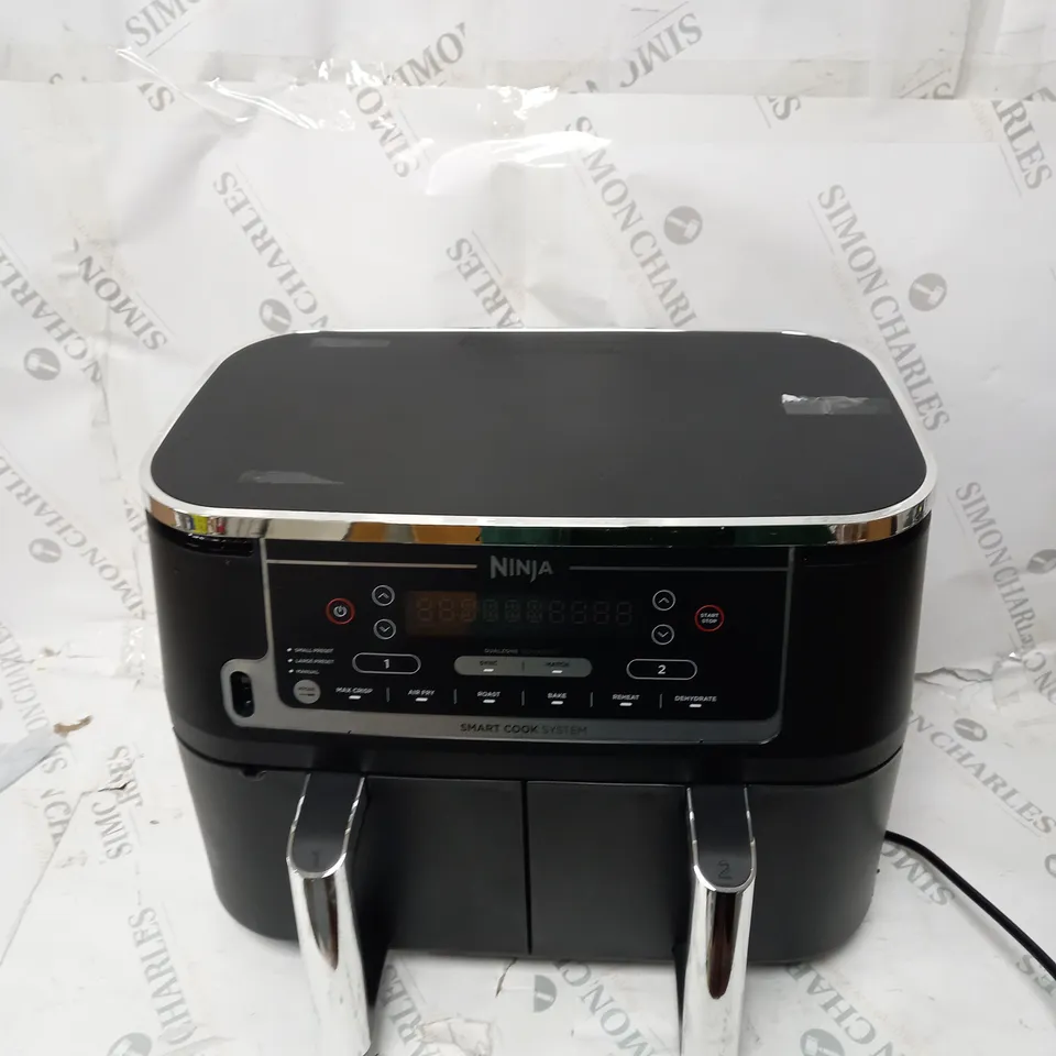 BOXED NINJA FOODI MAX 9.5L DUAL ZONE AIRFRYER AF451UK