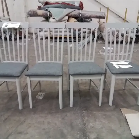 DEERFEILD REMIDROP SOLID OAK DINING CHAIR SET 4PCS