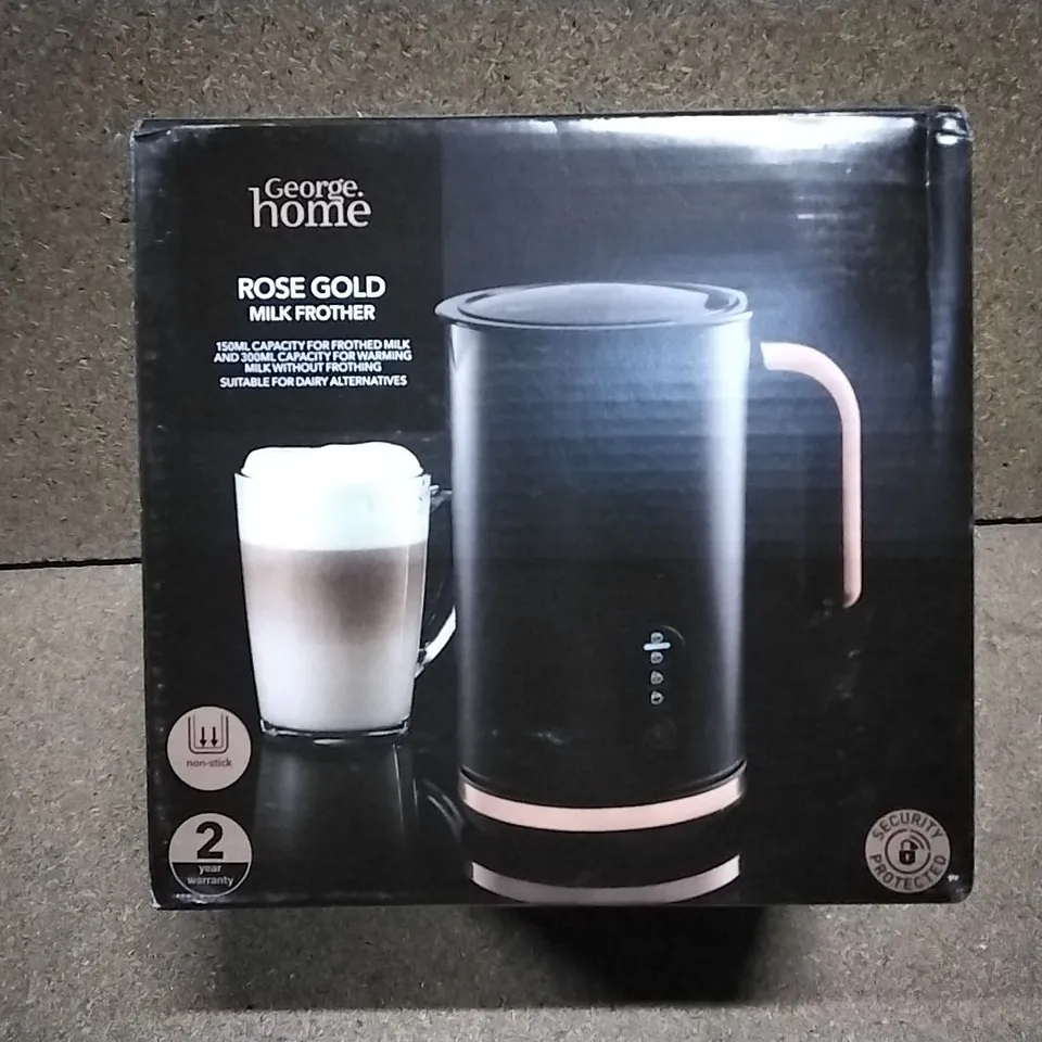 BOXED ROSE GOLD MILK FROTHER 