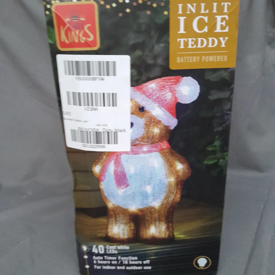 THREE KINGS TEDDY ACRYLIC OUTDOOR CHRISTMAS LIGHT