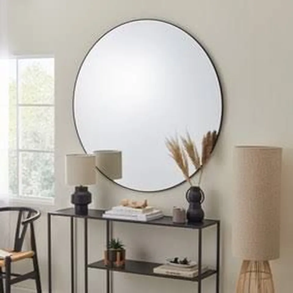 BOXED DUNELM APARTMENT MIRROR 115cm GREY (1 BOX)