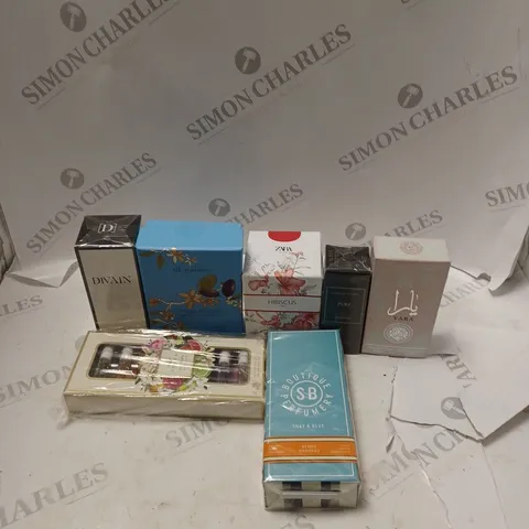 BOX OF APPROXIMATELY 15 ASSORTED FRAGRANCES TO INCLUDE ZARA, DI PALOMO AND DIVAIN