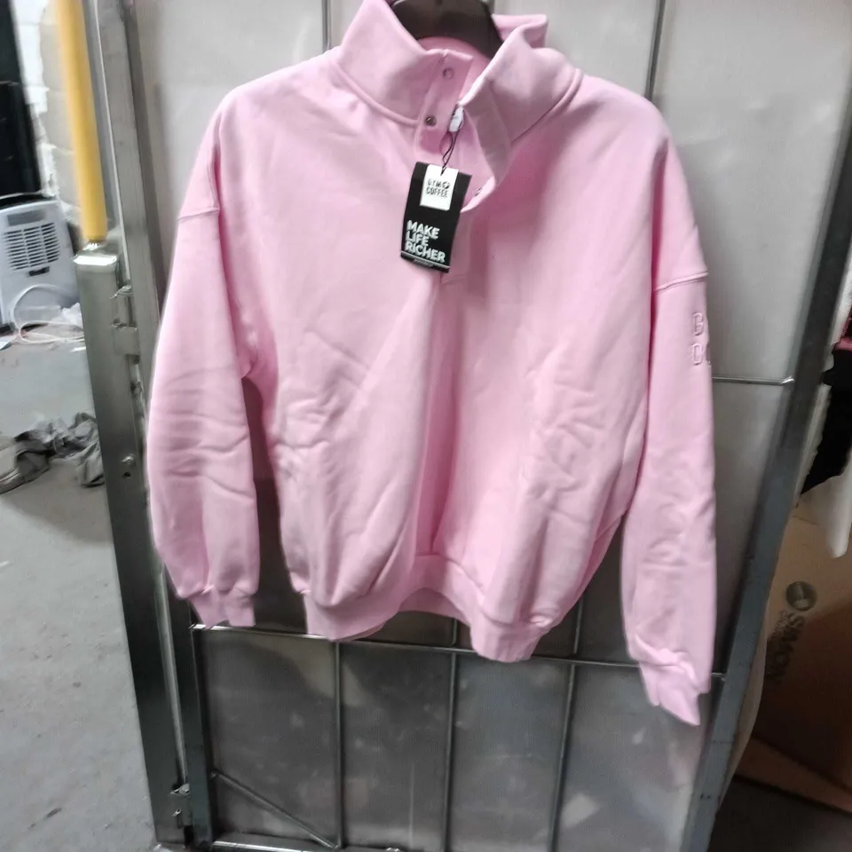 PINK HOODIE – WOMEN'S CLOTHING XS