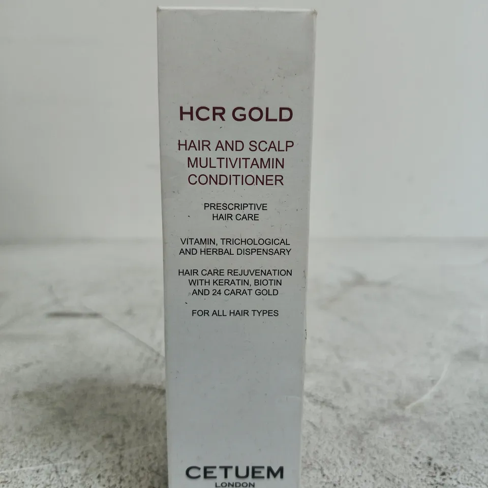 CETUEM LONDON HCR GOLD HAIR & SCALP MULTIVITAMIN CONDITIONER - 150ML