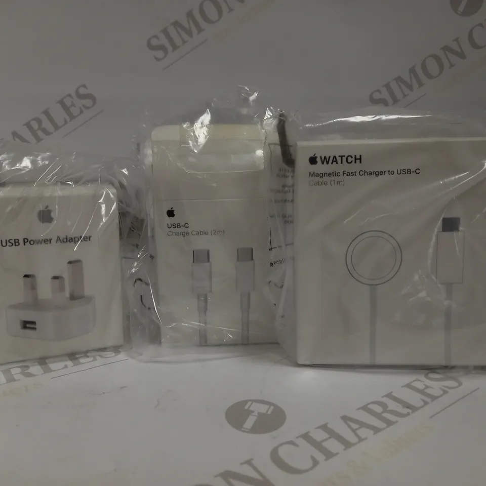 LOT OF 12 ASSORTED APPLE CHARGING ACCESSORIES