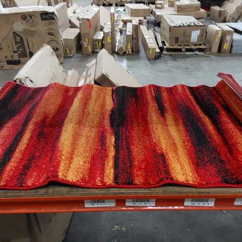 EVSIMO SANTANA RED/BLACK RUG // SIZE: 80 X 150cm