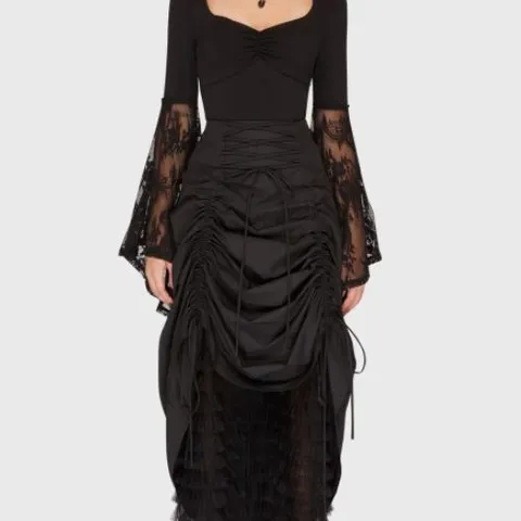 BRAND NEW KILLSTAR ARAMINTA'S LAMENT MIDI SKIRT SIZE XS
