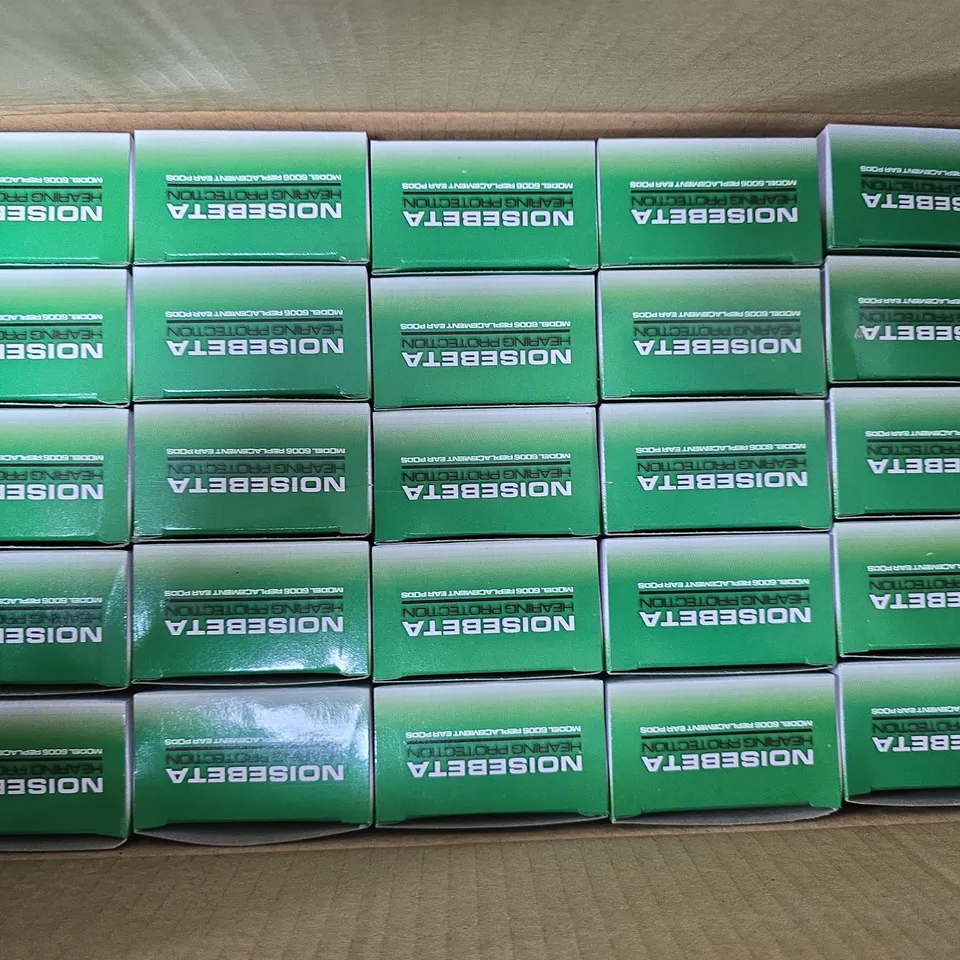 APPROXIMATELY 25 BOXED PACKS OF NOISEBETA 6005 FOAM EAR PLUGS (10 PER PACK)