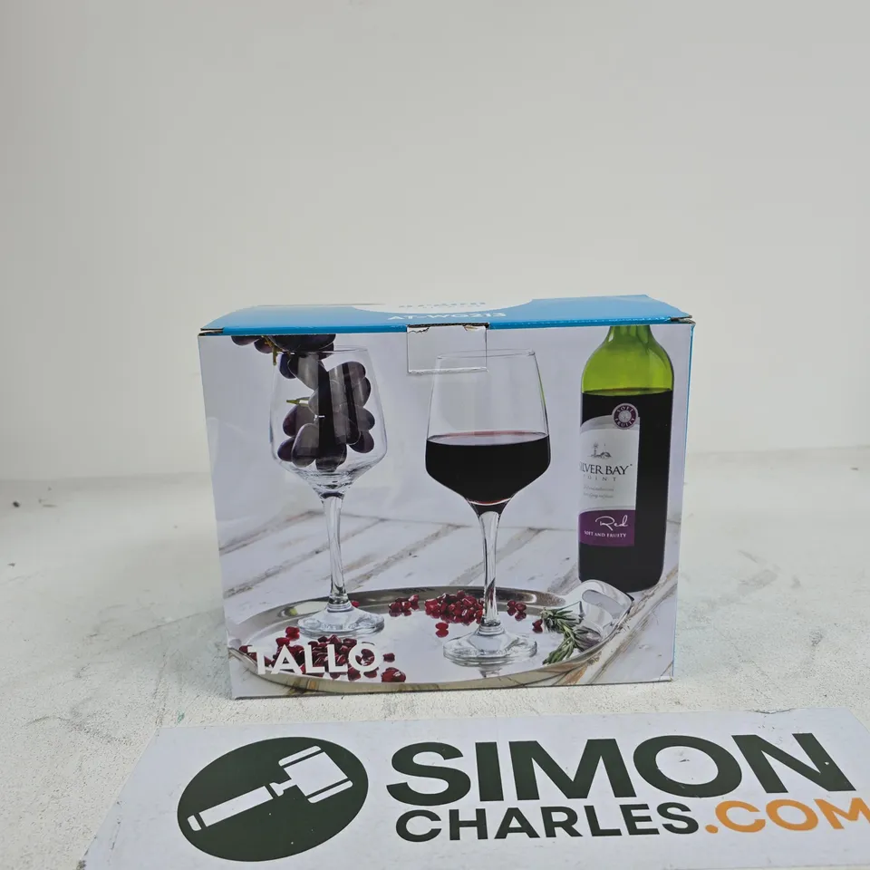 ARGON TABLEWARE AT-WG213 SET OF 6 GLASSES BOXED
