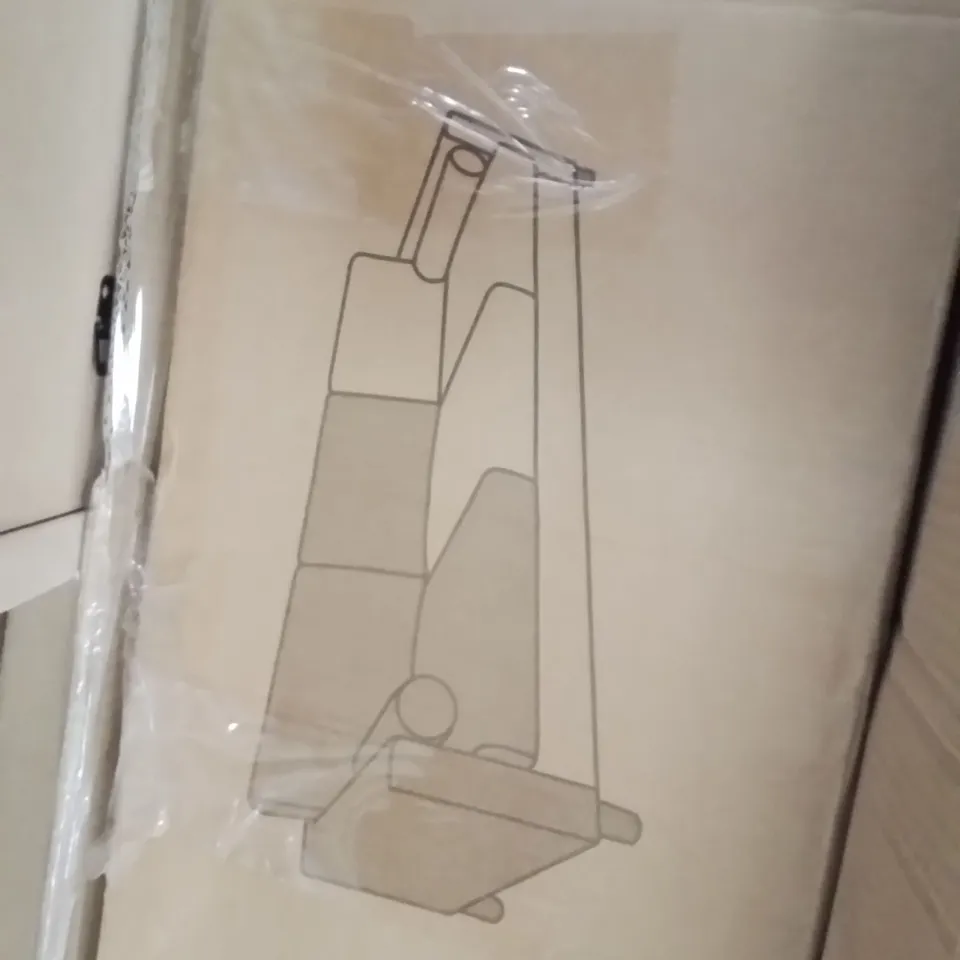 BOXED THREE-SEATER PU LEATHER ORANGE SOFA BOX 1 - YELLOW (1 BOX)