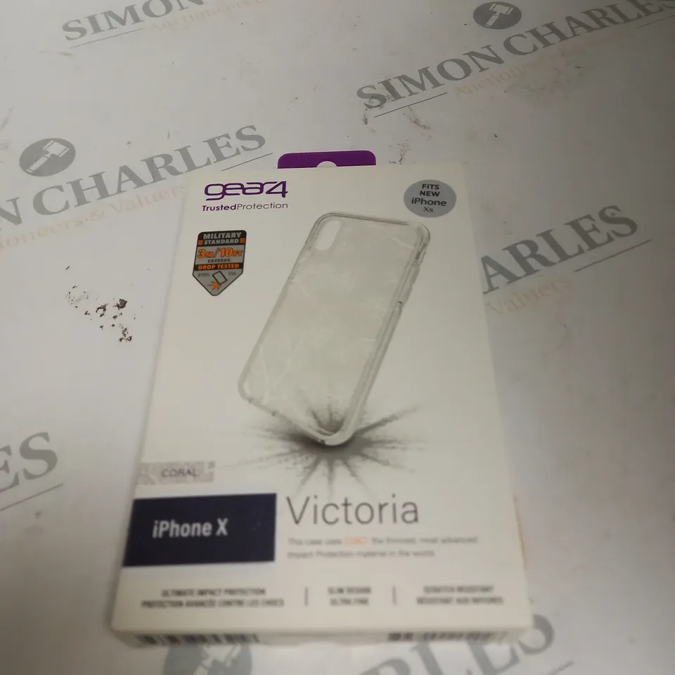 BOX OF APPROXIMATELY 80 VICTORIA IPHONE X/XS CASES - CORAL