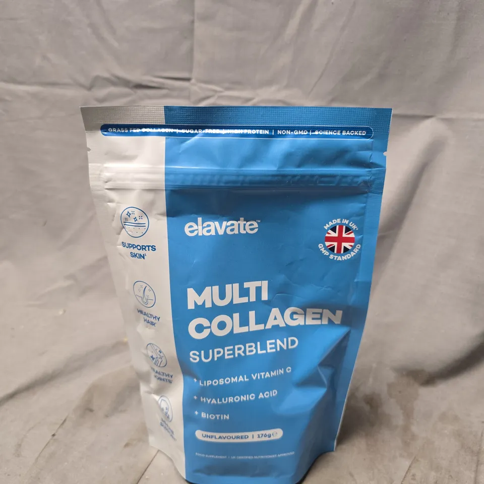 ELAVATE MULTI COLLAGEN SUPERBLEND UNFLAVOURED (176G)