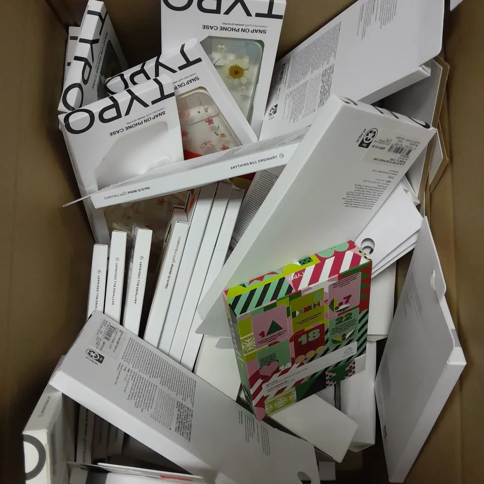 APPROXIMATELY 30 ASSORTED HOUSEHOLD PRODUCTS TO INCLUDE PROTECTIVE PHONE CASES & CHRISTMAS CARDS
