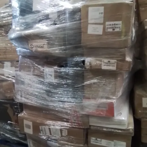 PALLET OF ASSORTED HOUSEHOLD GOODS AND PRODUCTS TO INCLUDE; CLUTCH ACTUATION,SUITCASE,HANDBRAKE,ACTUATION