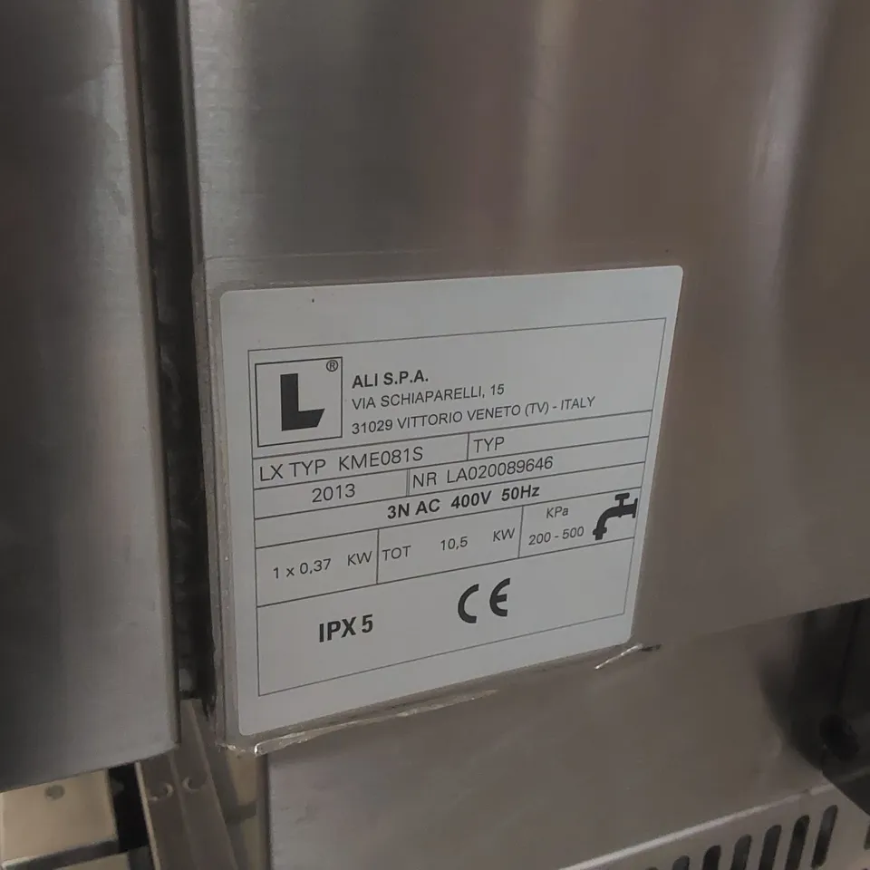 LAINOX STACKED KME081S PACKAGE COMBINATION OVENS ELECTRIC