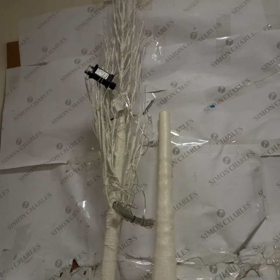 ALISON CORK INDOOR PRE-LIT GLITTER BRANCH TREE 