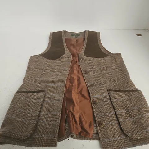 LAKSEN SPORTING TWEED VEST – XS