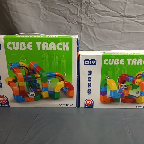 LOT OF 4 MAGIC RAIL CUB TRACK SETS INCLUDES 2X 123-PIECE AND 2X 81-PIECE SETS
