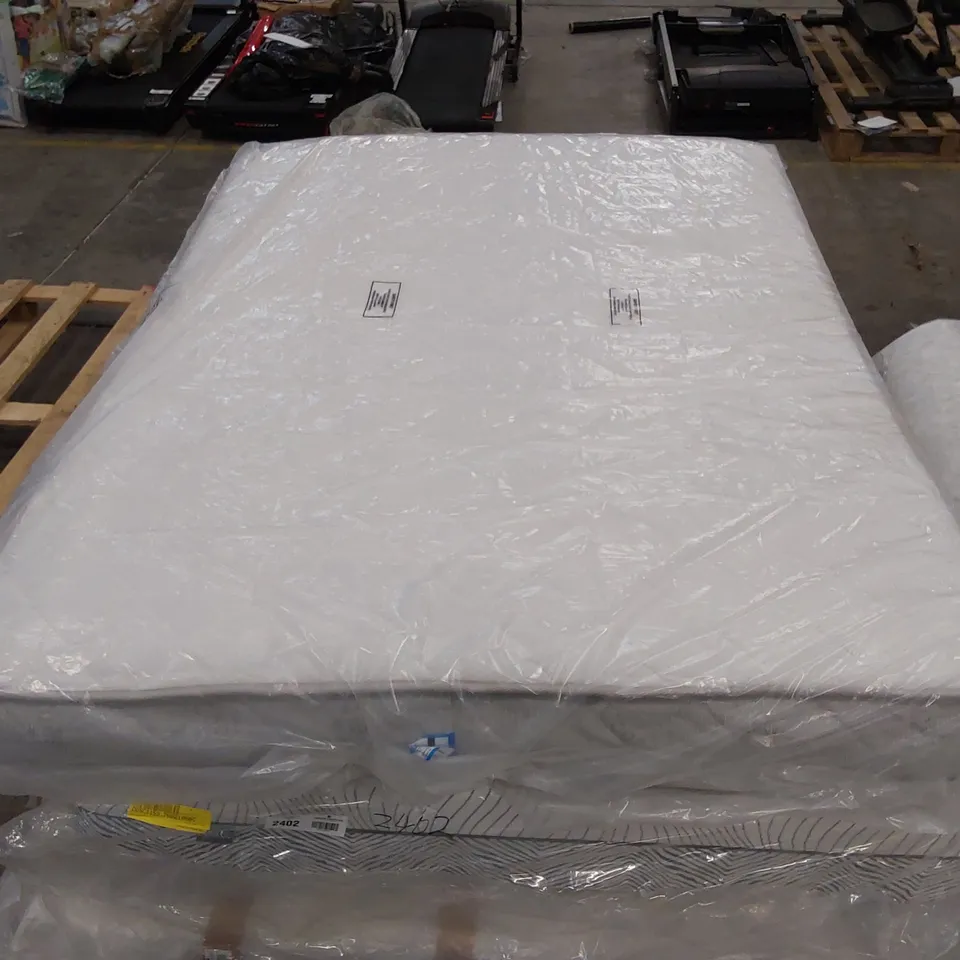 QUALITY BAGGED 4'6" DUAL LAYER 600 HYBRID MATTRESS 