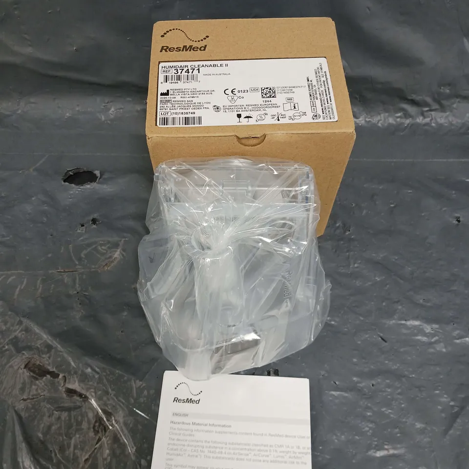 BOXED RESMED HUMIDAIR CLEANABLE 2 REF 37471