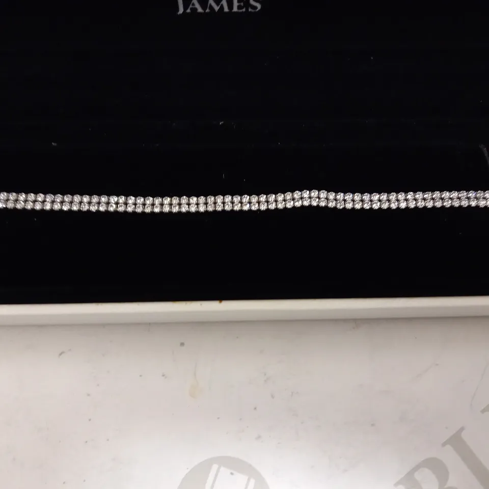 WARREN JAMES SILVER BRACELET WITH STONES