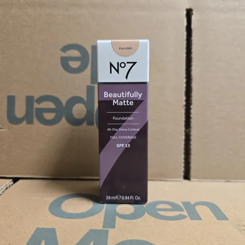 NO7 BEAUTIFULLY MATTE FOUNDATION SPF 15 (28ML)