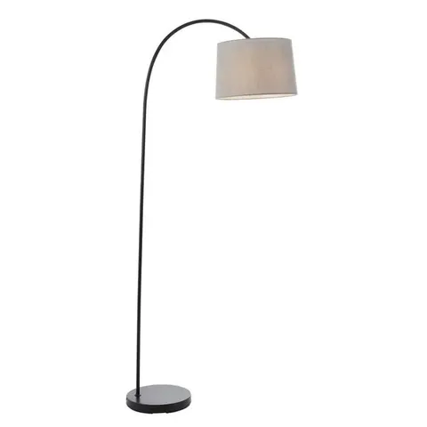 ENDON LIGHTING 78163 CARLSON BLACK/GREY 1635MM FLOOR LAMP W/SWITCH