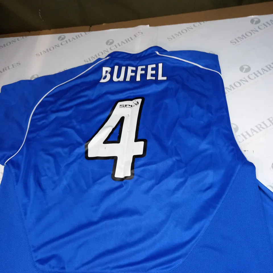 RANGERS FC HOME SHIRT WITH BUFFEL 4 SIZE L