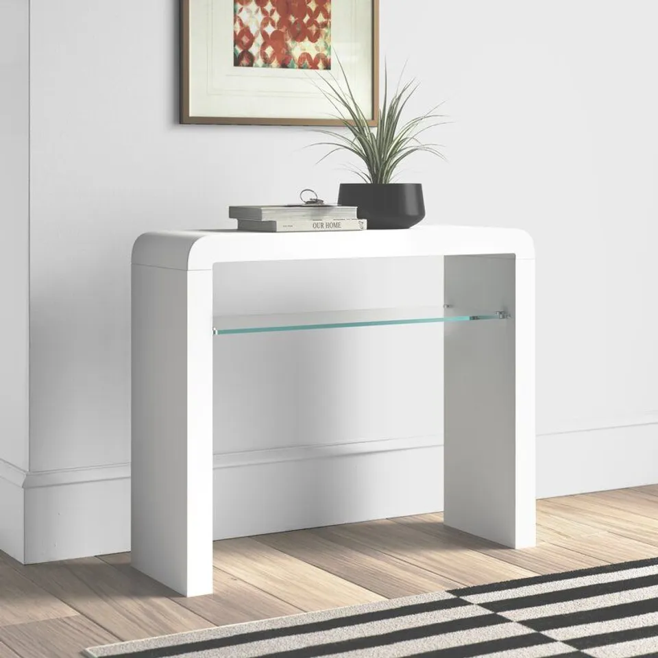 CLARUX LARGE CONSOLE TABLE - WHITE