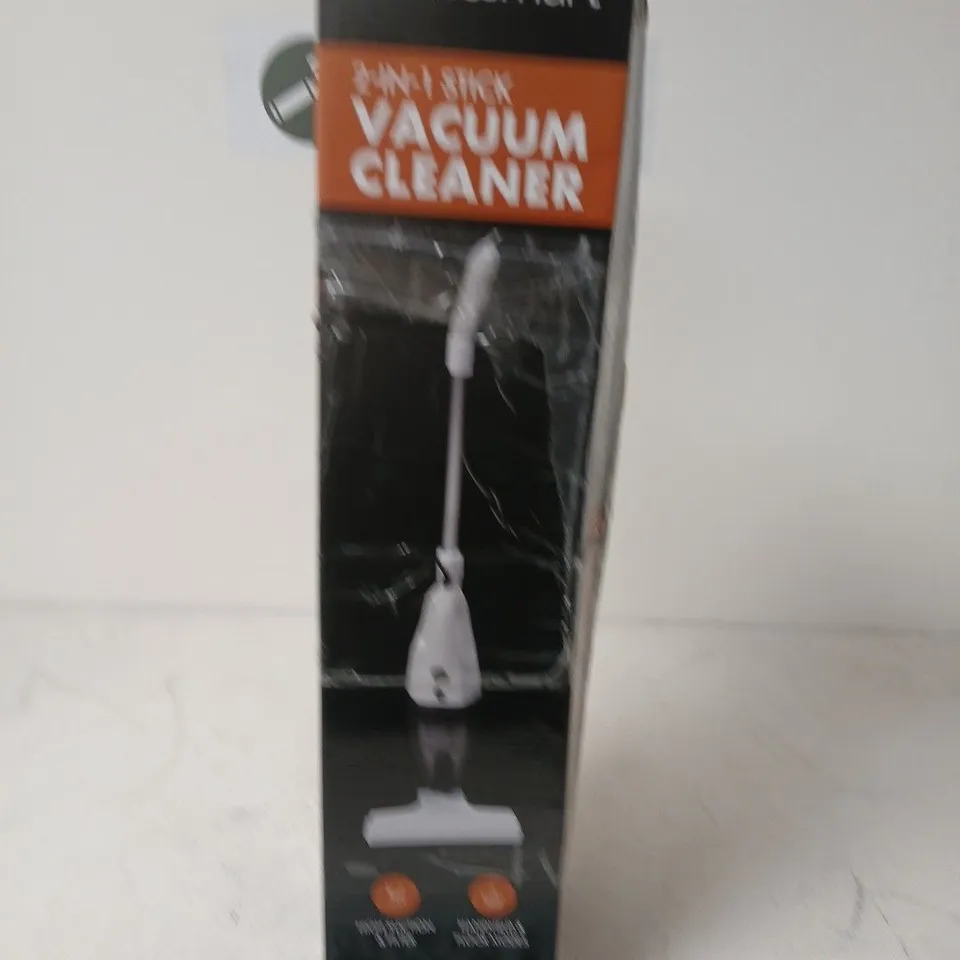 VACUUM CLEANER – 2-IN-1 STICK VACUUM, BOXED
