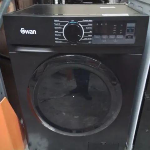 SWAN 8KG 1400 SPIN FREESTANDING WASHING MACHINE - BLACK