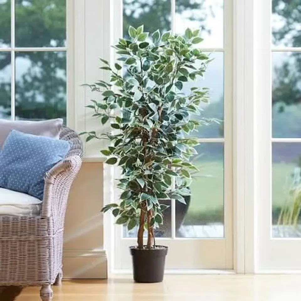 WEEPING FIG ARTIFICIAL PLANT – DECORATIVE INDOOR PLANT (BOXED)
