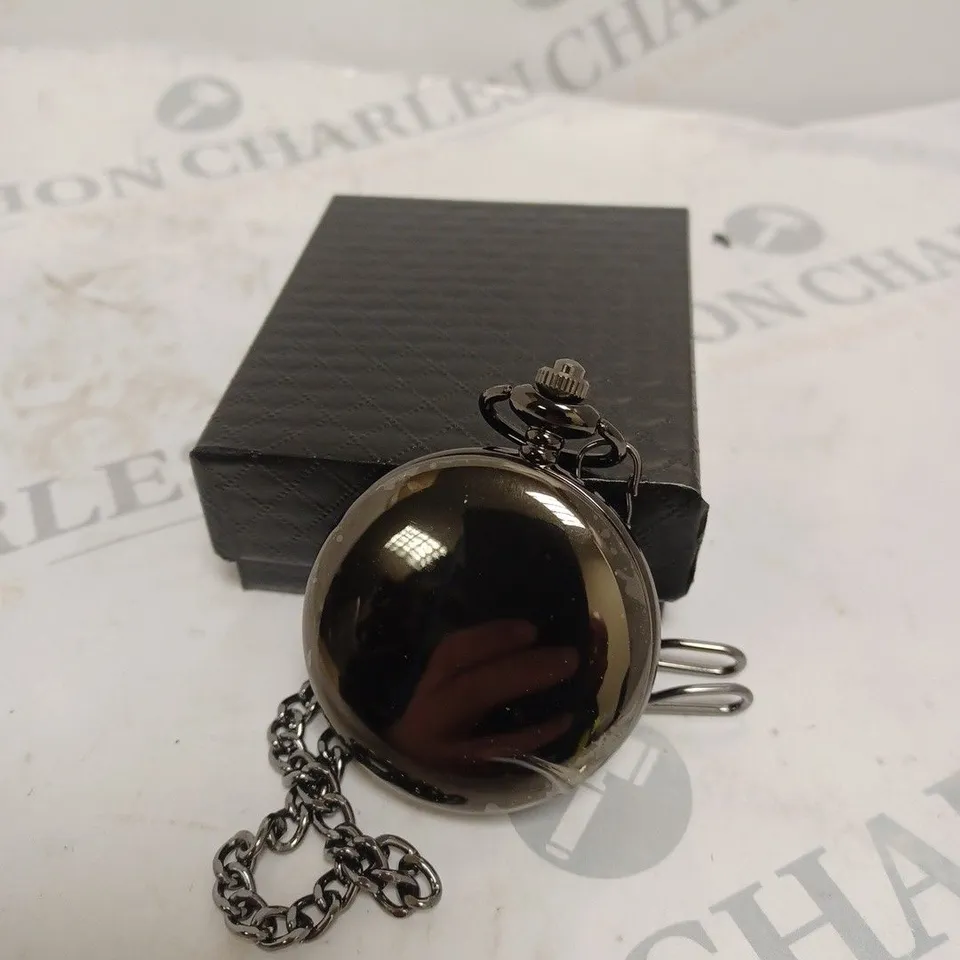MENS EDISON POCKET WATCH WITH CHAIN – BRAND NEW IN BOX