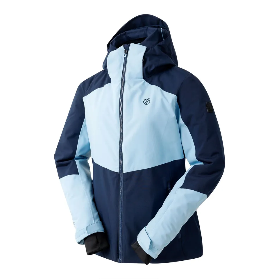 BRAND NEW DARE2B WOMEN'S FLURRY II WATERPROOF SKI JACKET NAVY/GLACIER LAKE UK 6