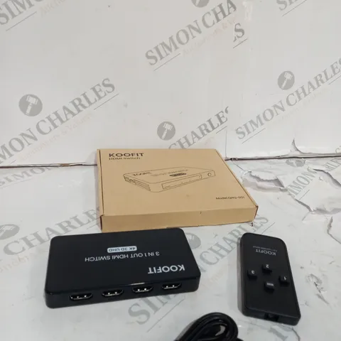 BOXED KOOFIT 3 IN 1 OUT HDMI SWITCH