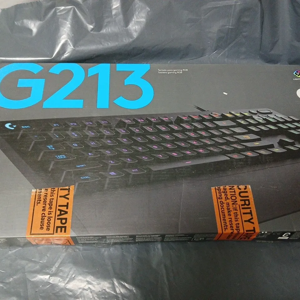 SET OF 2 LOGITECH G213 GAMING KEYBOARD – BOXED