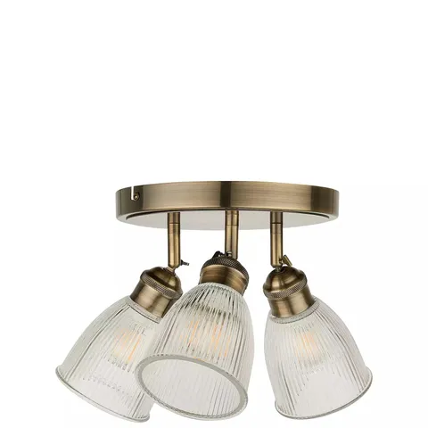 3 LIGHT FLUSH CEILING LIGHT 