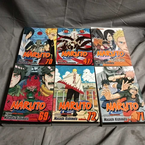 large quantity of NARUTO MANGA COLLECTION BY MASASHI KISHIMOTO
