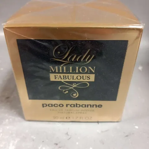 BOXED SEALED PACO RABANNE LADY MILLION FABULOUS EAU DE PARFUM - 50ML