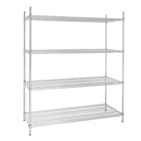 BOXED VOGUE 4 TIER WIRE SHELVING KIT 1525X610MM (1 BOX) 