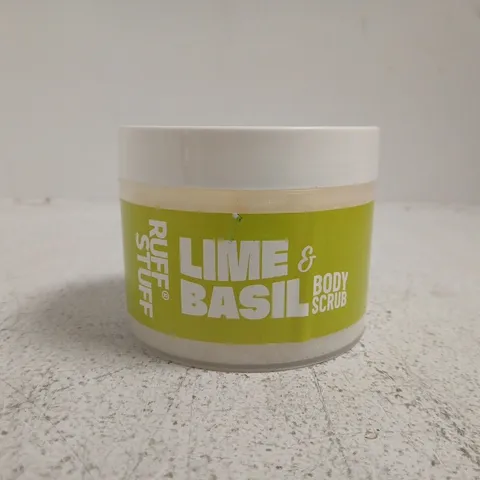 RUFF STUFF LIME & BASIL BODY SCRUB - 250G