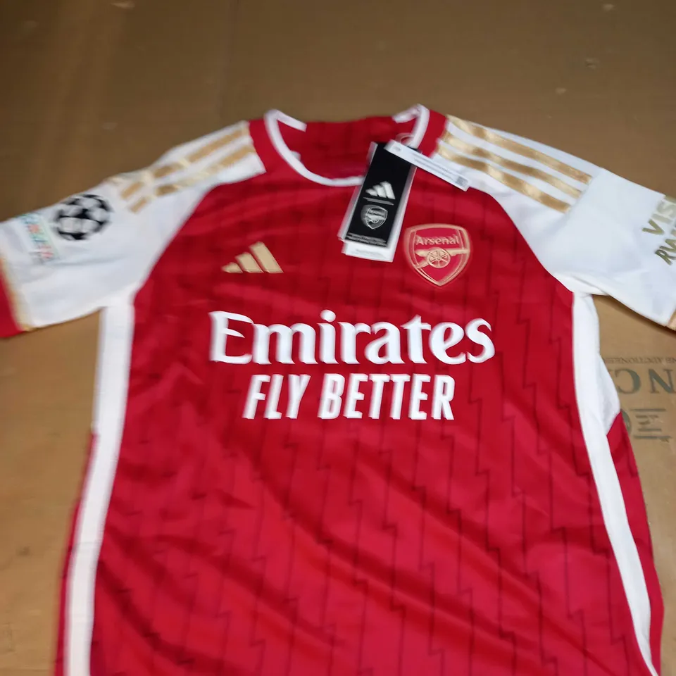 ARSENAL FC HOME SHIRT SIZE 9/10 YEARS