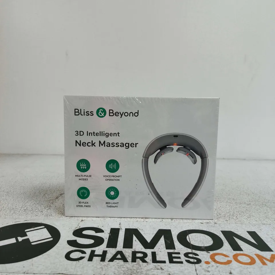BLISS & BEYOND 3D INTELLIGENT NECK MASSAGER (BOXED)