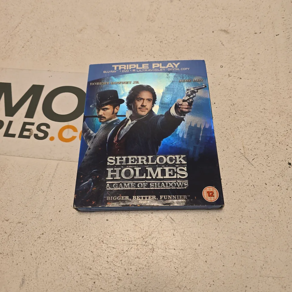 SHERLOCK HOLMES: A GAME OF SHADOWS BLU-RAY/DVD TRIPLE PLAY