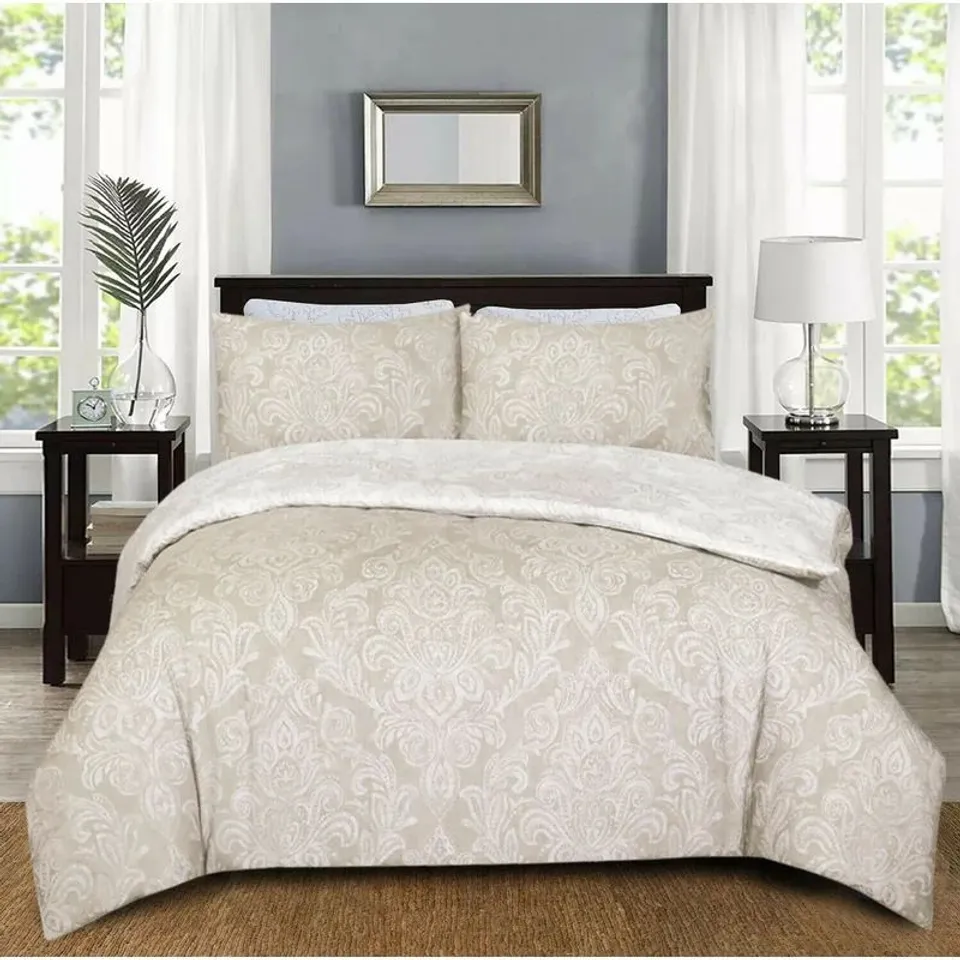 ARAMIS 180 TC PERCALE DUVET COVER SET COLOUR BEI