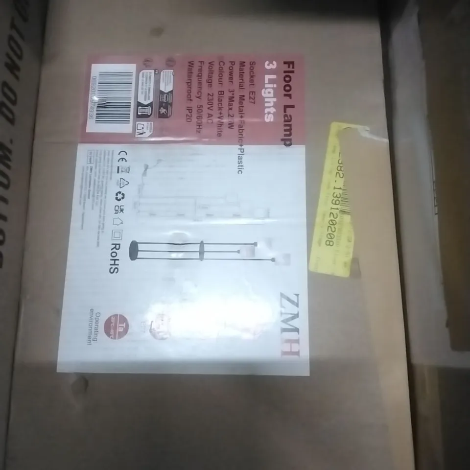 BOXED FLOOR LAMP 3 LIGHTS