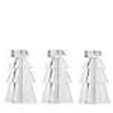 JM BY JULIEN MACDONALD SET OF 3 TREE CANDLE HOLDERS