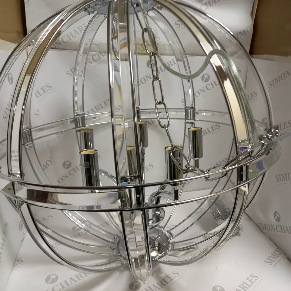 BOXED LAURA ASHLEY AIDAN CRYSTAL GRAND CEILING LIGHT