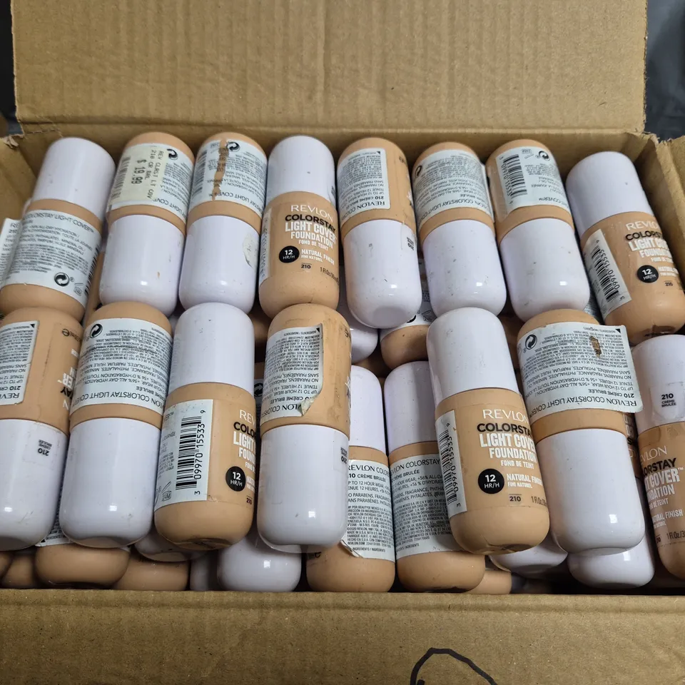 APPROXIMATELY 60 REVLON colourstay light cover FOUNDATION - SHADE 210 - 30ML
