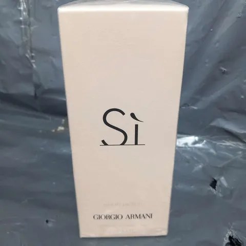 BOXED AND SEALED GIORGIO ARMANI SI  EAU DE PARFUM 100ML